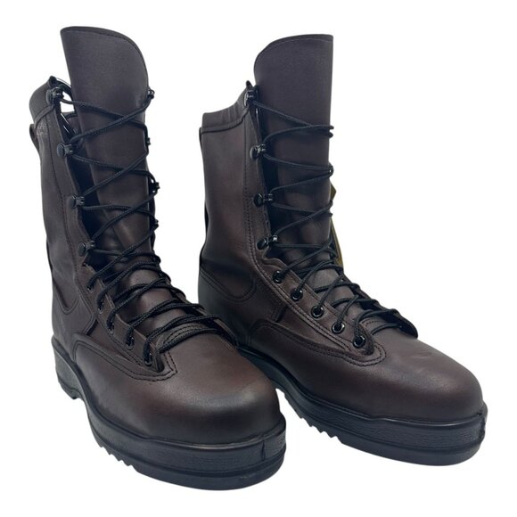 Belleville Wet Weather Steel Toe Flight Boot UNISEX 9.0M 11.0W Wide Brown 330ST - Picture 1 of 16